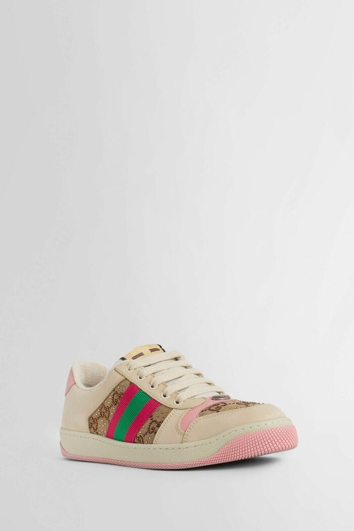 GUCCI Screener Sneakers With Crystals