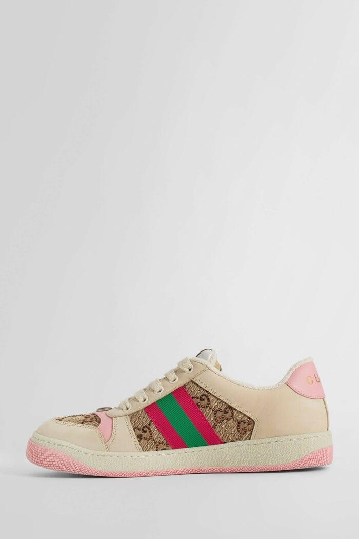 GUCCI Screener Sneakers With Crystals