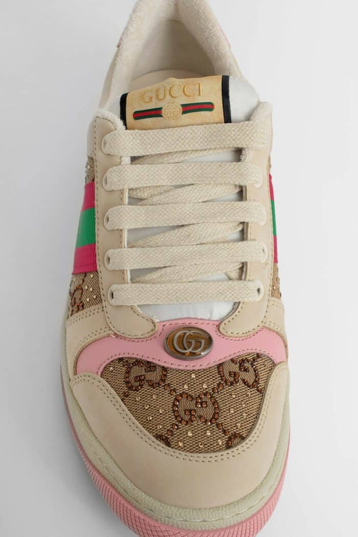 GUCCI Screener Sneakers With Crystals