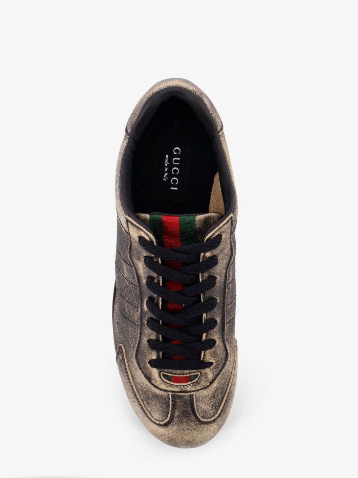 Gucci Shift Délavé Leather Sneakers