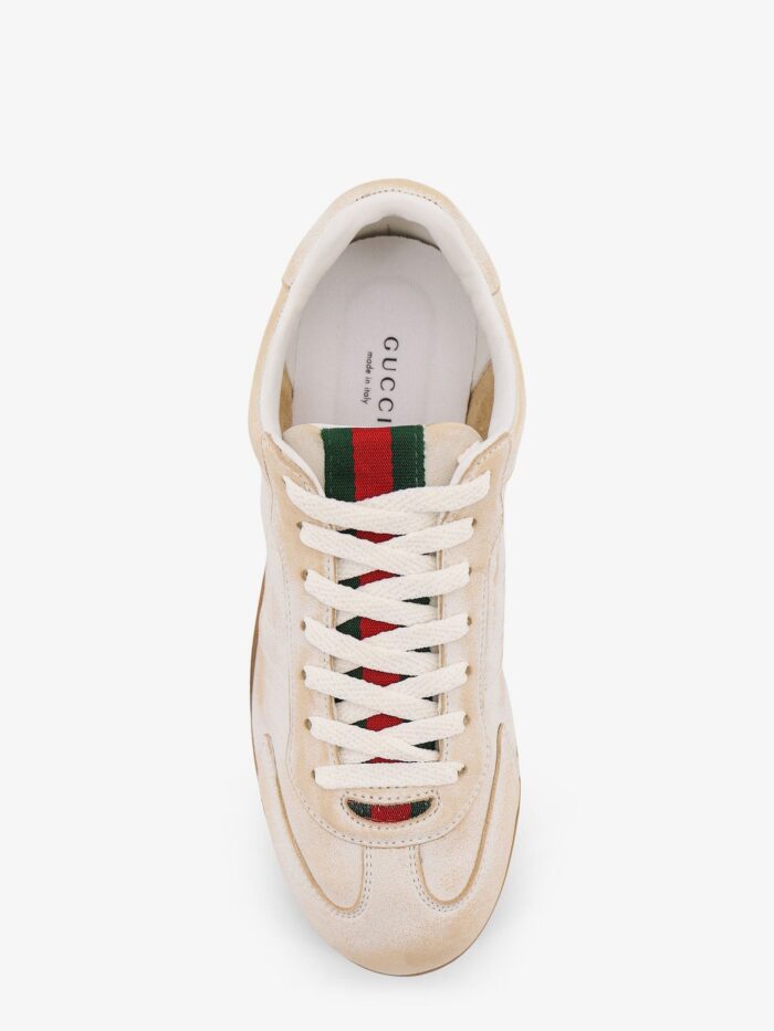 Gucci Shift Faded Leather Sneakers