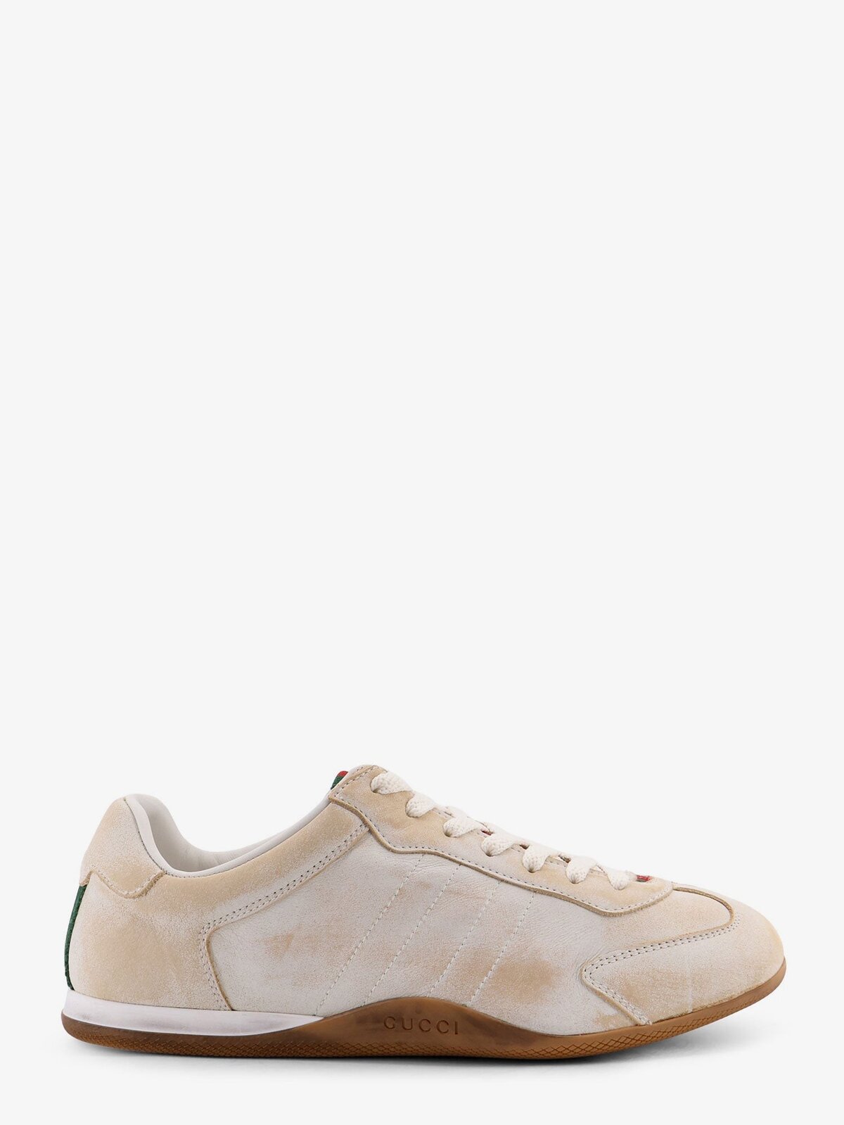 Gucci Shift Faded Leather Sneakers