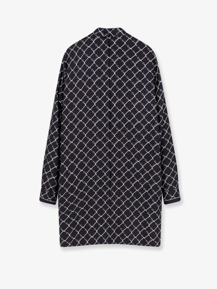 Gucci Short Silk Twill Dress