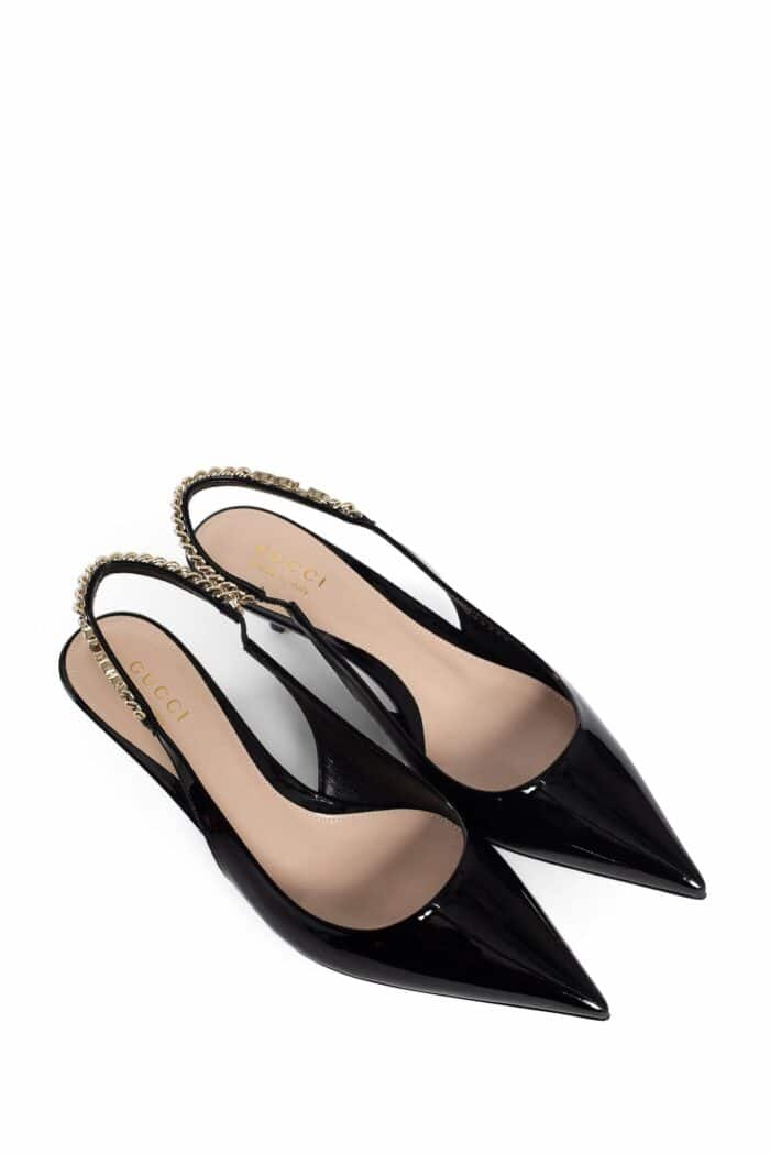 GUCCI Signoria Patent Leather Pumps