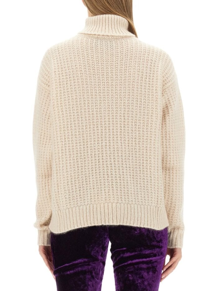 Gucci SILK AND CASHMERE TURTLENECK SWEATER