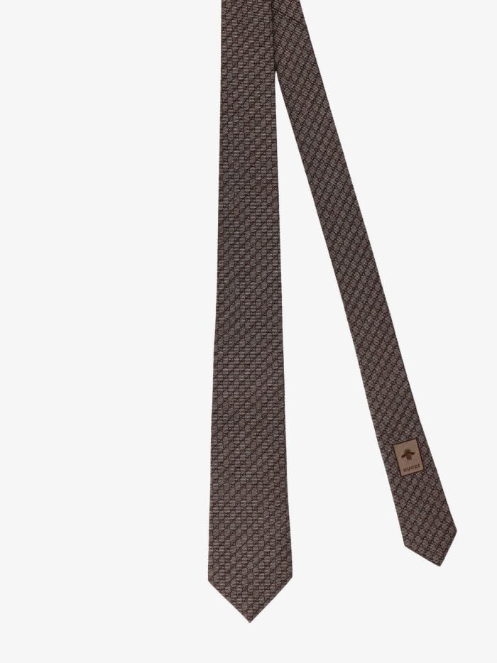 Gucci Silk And Wool Tie