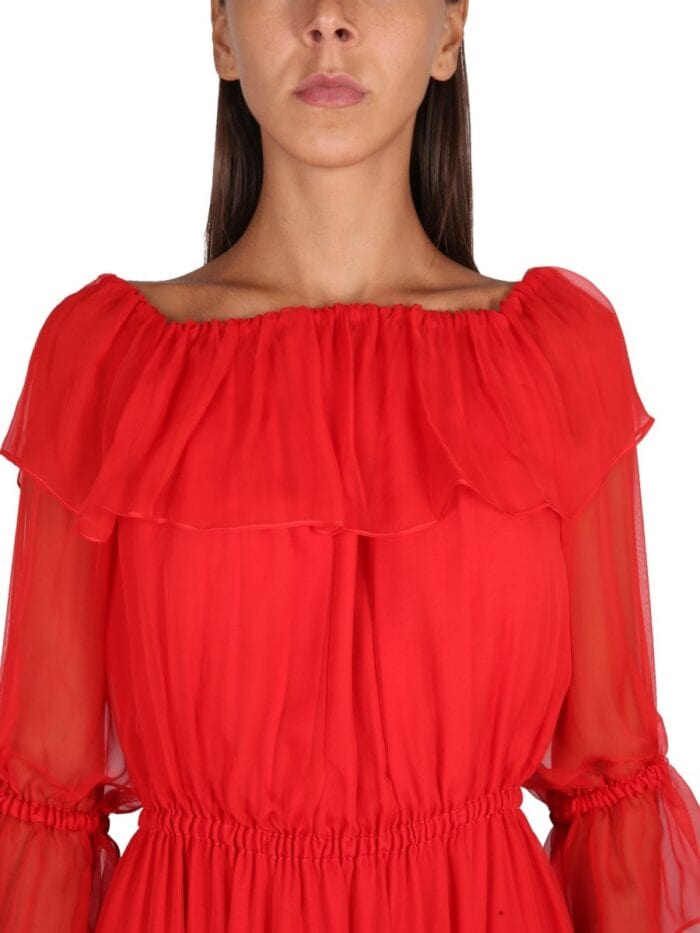 Gucci SILK CHIFFON DRESS