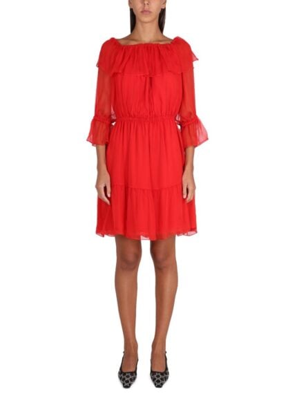 Gucci SILK CHIFFON DRESS
