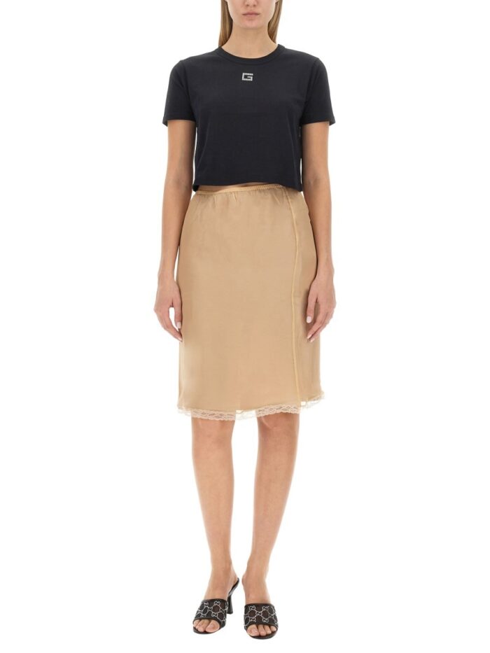 Gucci SILK CHIFFON SKIRT