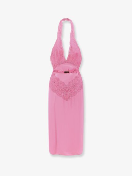 Gucci Silk Satin Midi Dress