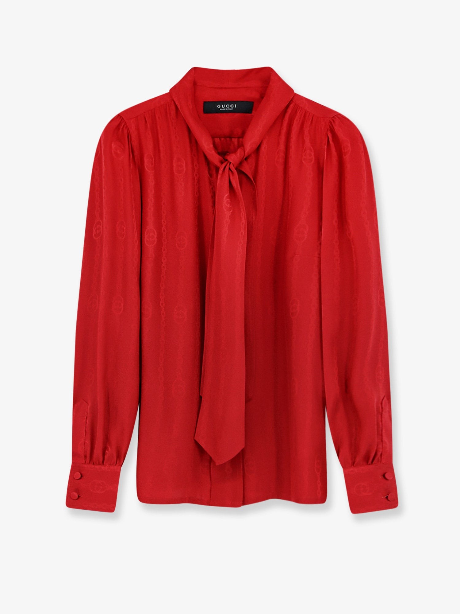 Gucci Silk Shirt With Bow