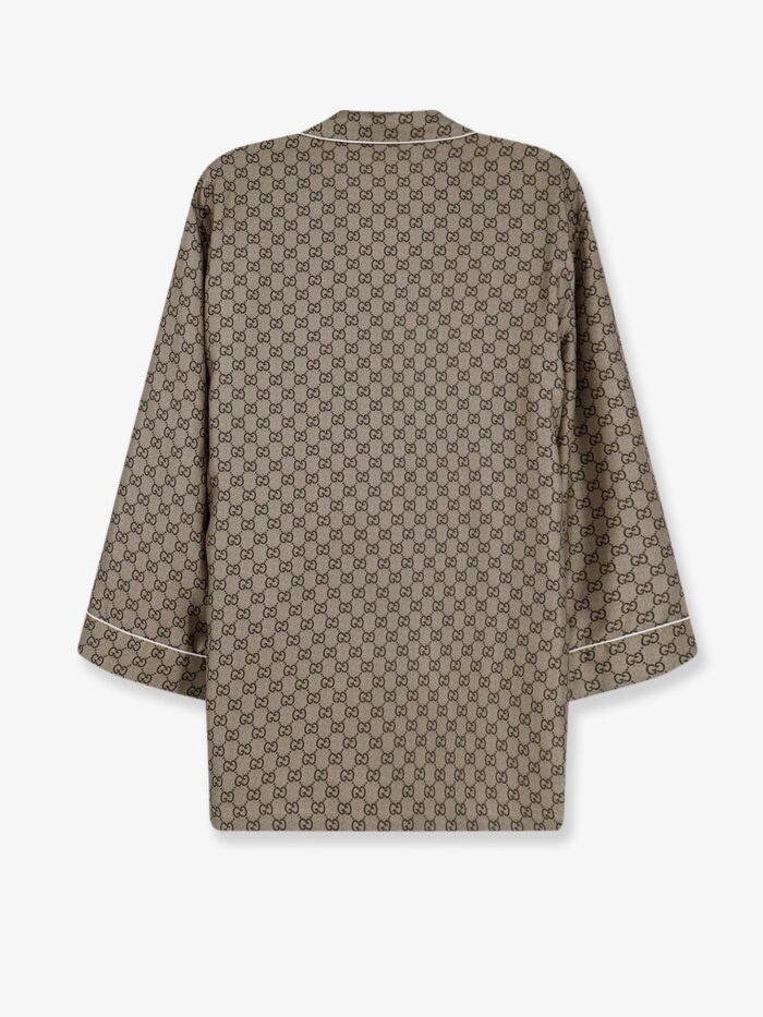 Gucci Silk Shirt With GG Print