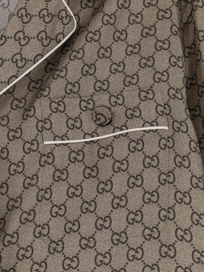 Gucci Silk Shirt With GG Print