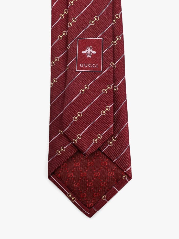Gucci Silk Tie With Royal Morsy Motif