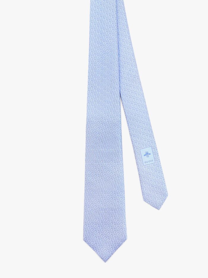 Gucci Silk Tie With Writing Motif