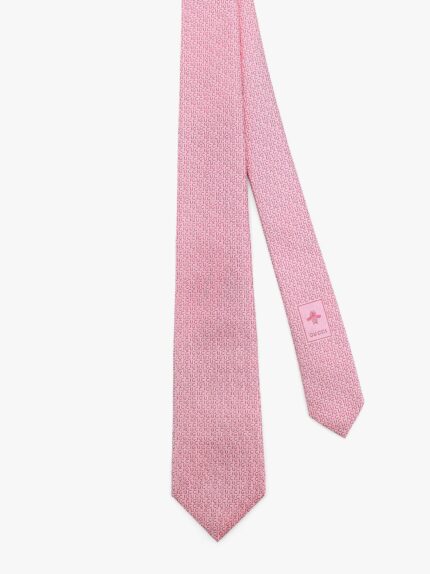 Gucci Silk Tie With Writing Motif