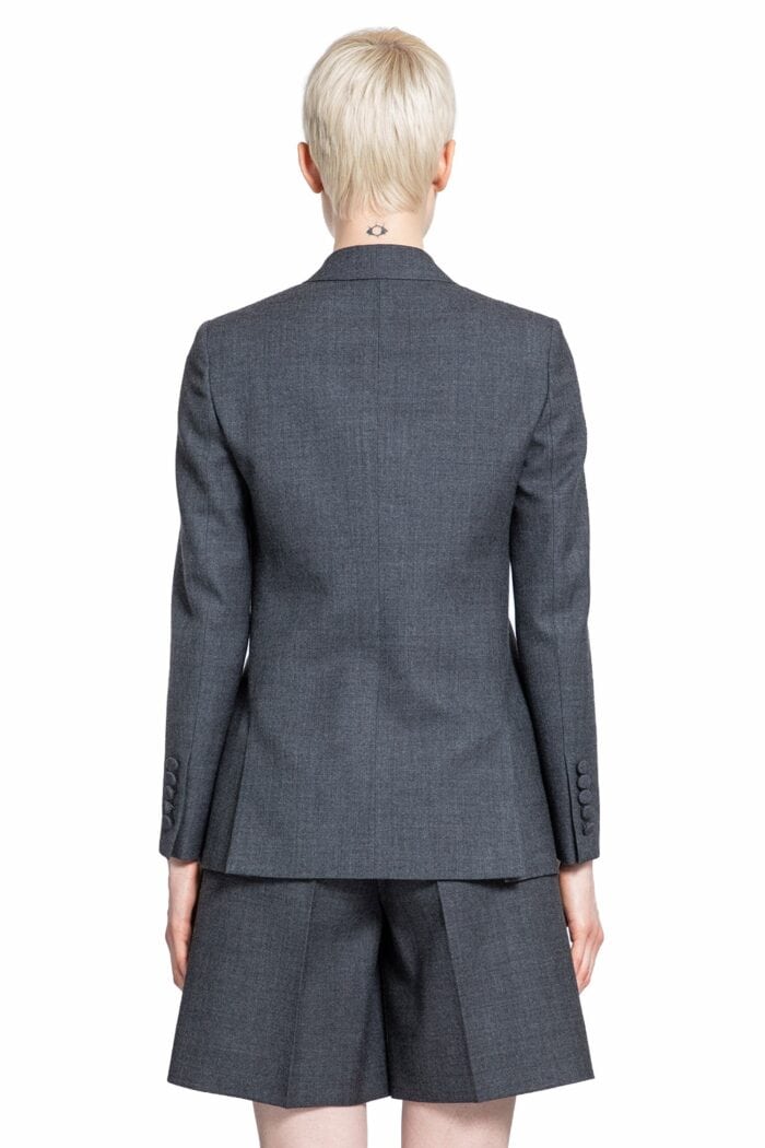 GUCCI Single-breasted Wool Grisaille Blazer