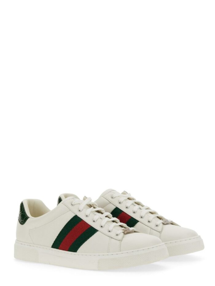 Gucci SNEAKER "ACE" CON DETTAGLIO WEB