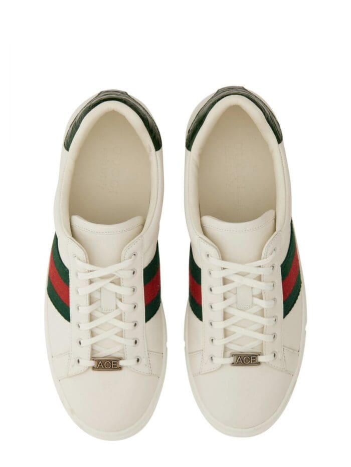 Gucci SNEAKER "ACE" CON DETTAGLIO WEB