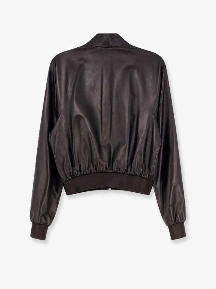 Gucci Soft Nappa Leather Bomber Jacket