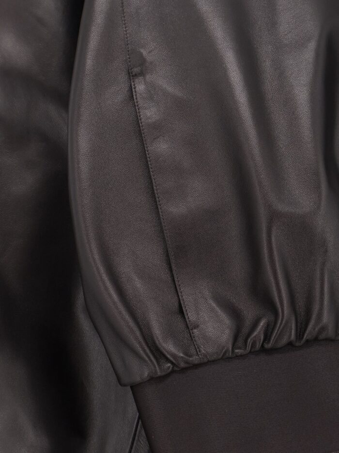 Gucci Soft Nappa Leather Bomber Jacket