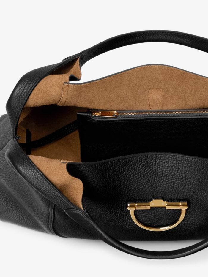 Gucci Softbit Leather Shoulder Bag