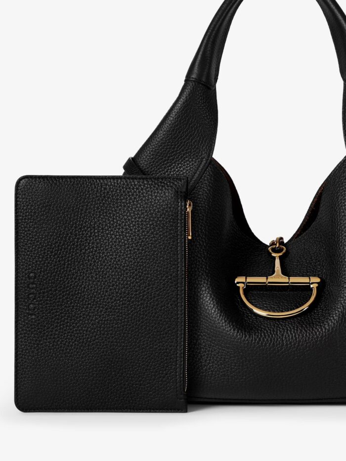 Gucci Softbit Leather Shoulder Bag