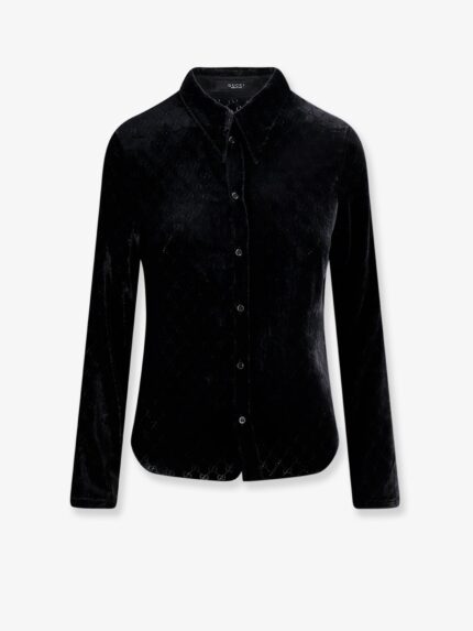 Gucci Stretch GG Dévoré Velvet Shirt