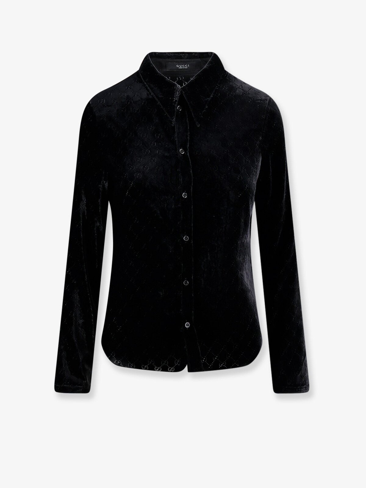 Gucci Stretch GG Dévoré Velvet Shirt