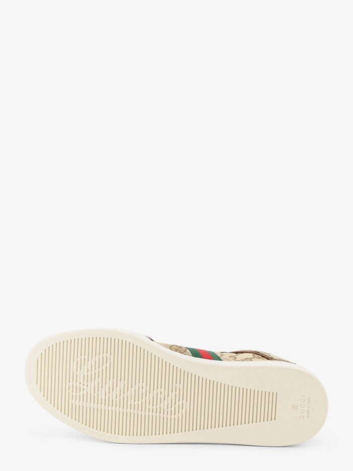 Gucci Stretch GG Fabric Sneakers With Nastro Web On The Side