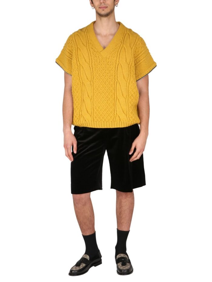 Gucci STRETCH VELVET SHORTS