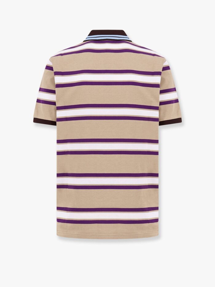 Gucci Striped Cotton Polo Shirt