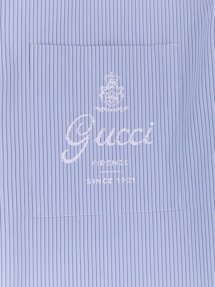 Gucci Striped Cotton Shirt