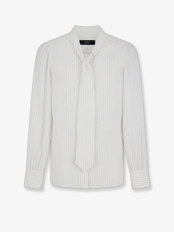 gucci striped silk shirt Gucci Striped Silk Shirt