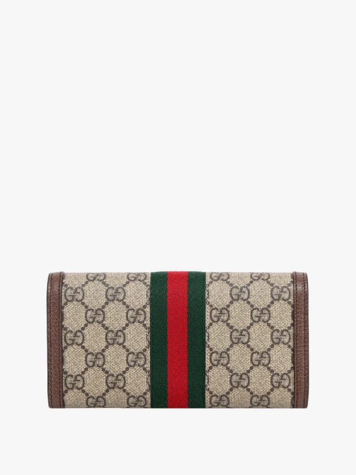 Gucci Supreme GG Fabric And Leather Wallet