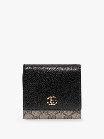Gucci Supreme GG Fabric And Leather Wallet