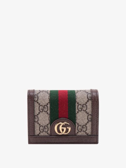 Gucci Supreme GG Fabric And Leather Wallet