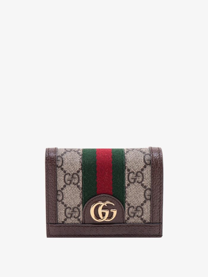 Gucci Supreme GG Fabric And Leather Wallet