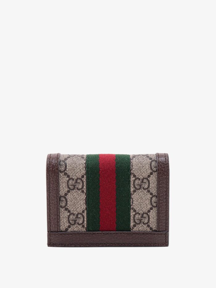 Gucci Supreme GG Fabric And Leather Wallet