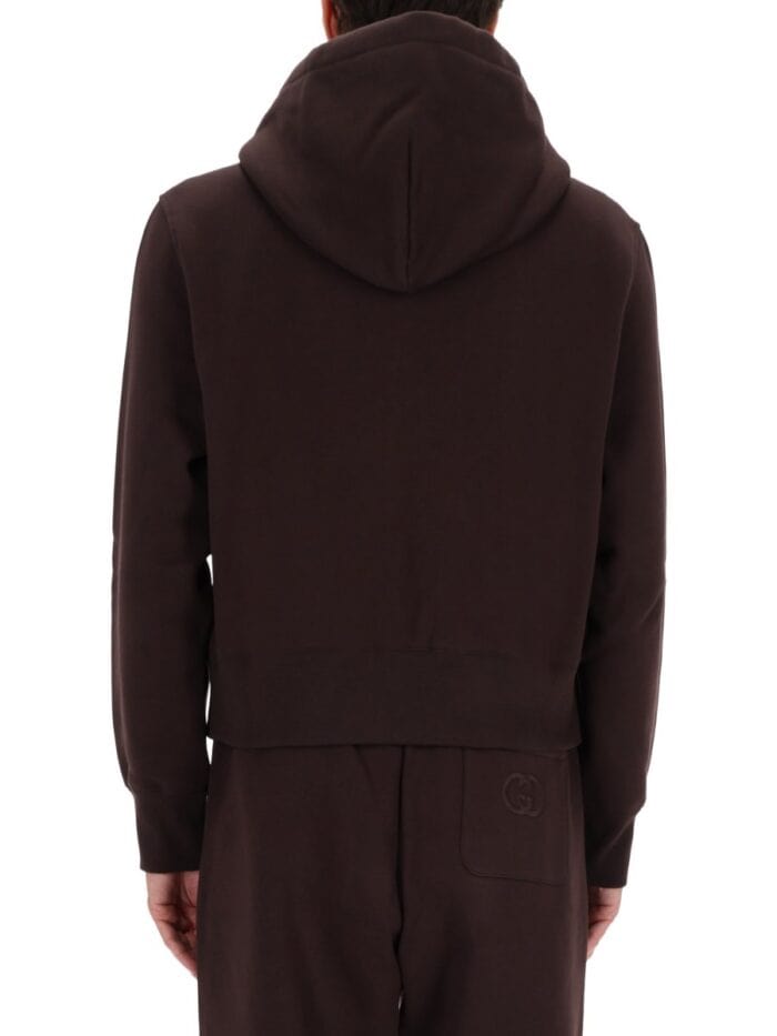 Gucci SWEATSHIRT WITH LOGO EMBROIDERY