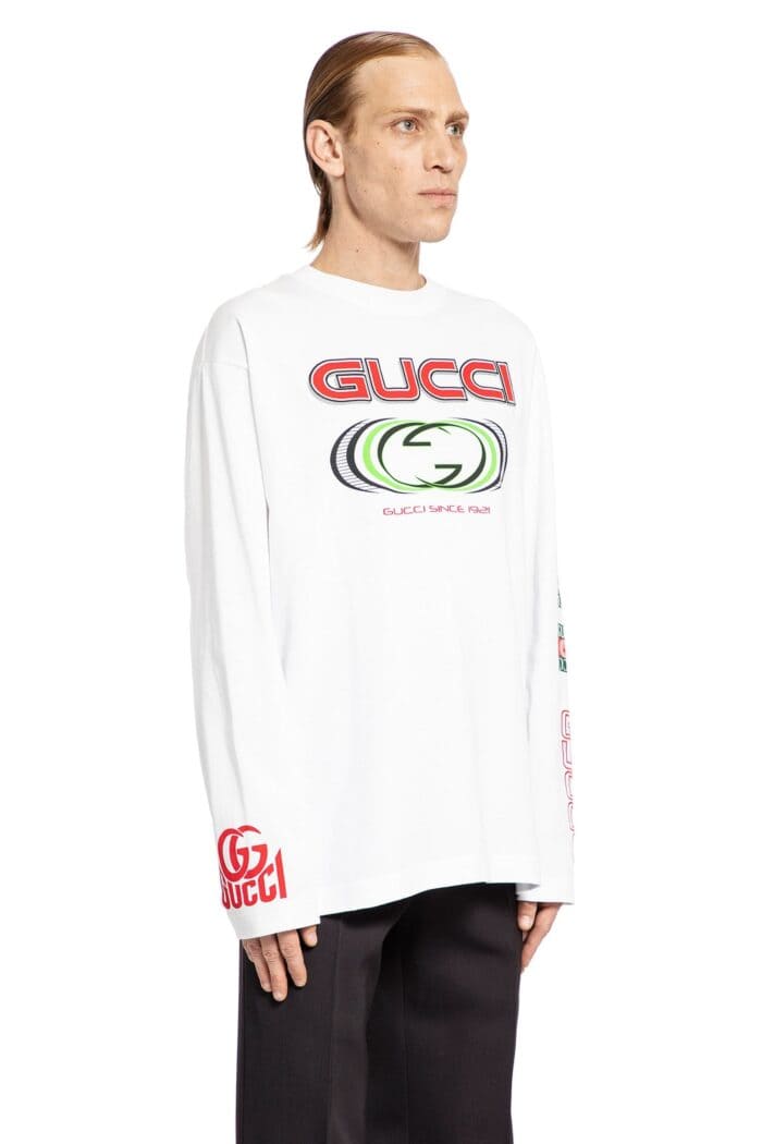 Gucci Symbols Print Long Sleeve T-shirt