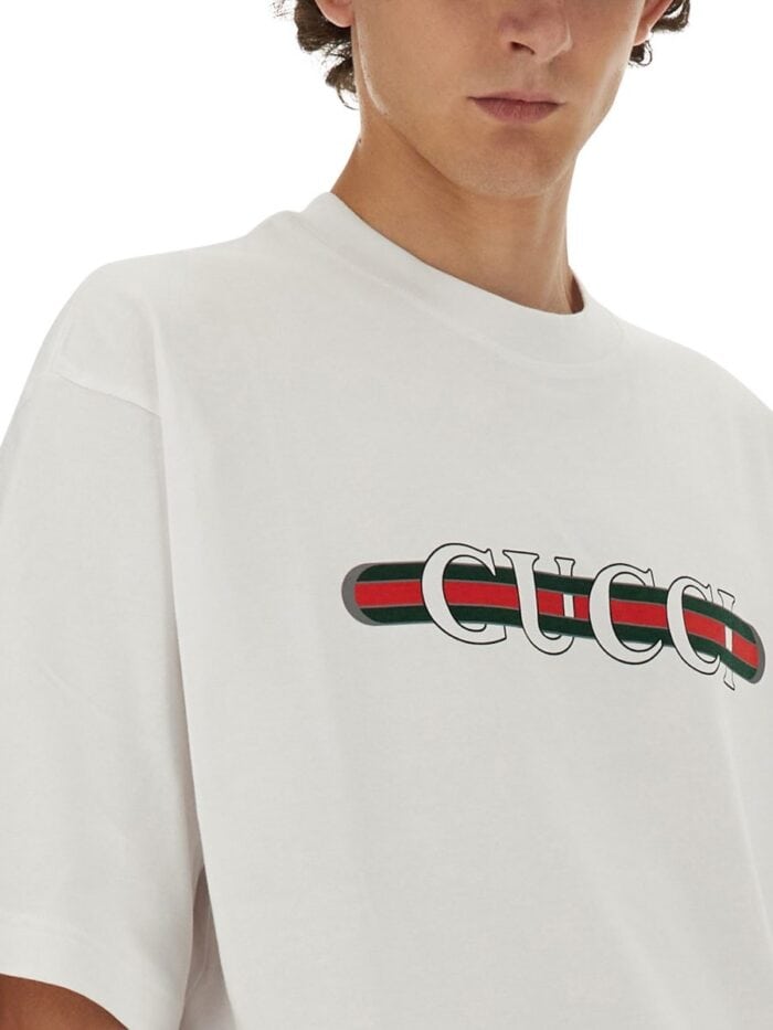 gucci t shirt with print Gucci T-SHIRT WITH PRINT