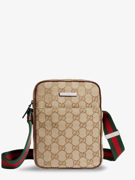 Gucci Tag GG Fabric Crossbody Bag