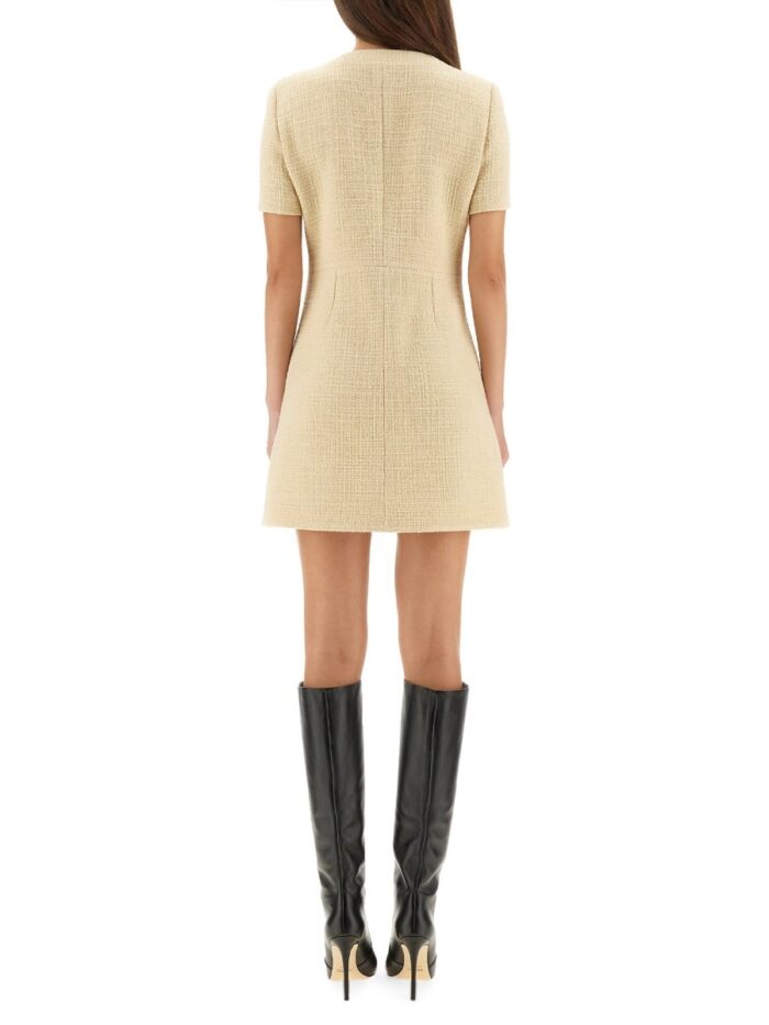 gucci textured wool tweed dress Gucci TEXTURED WOOL TWEED DRESS