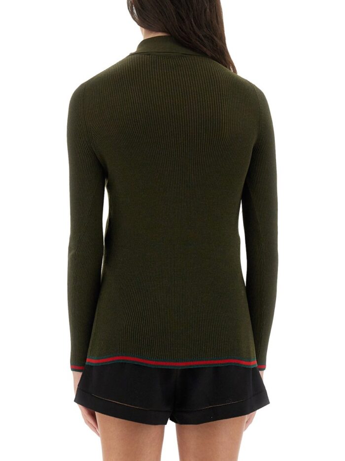 Gucci TOP WITH POLO COLLAR