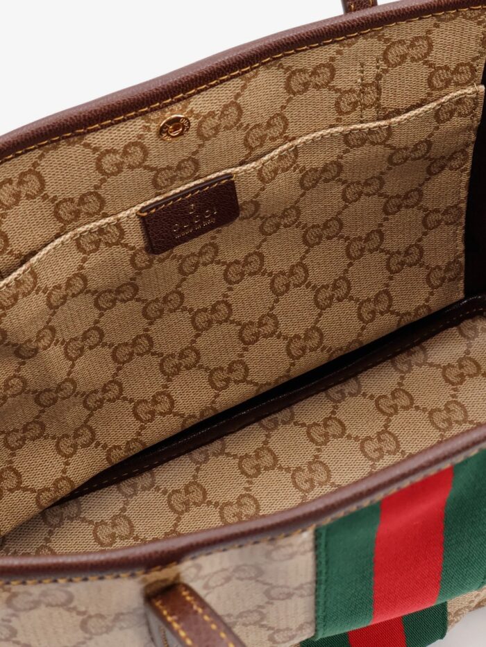Gucci Tribeca GG Fabric Shopping Bag
