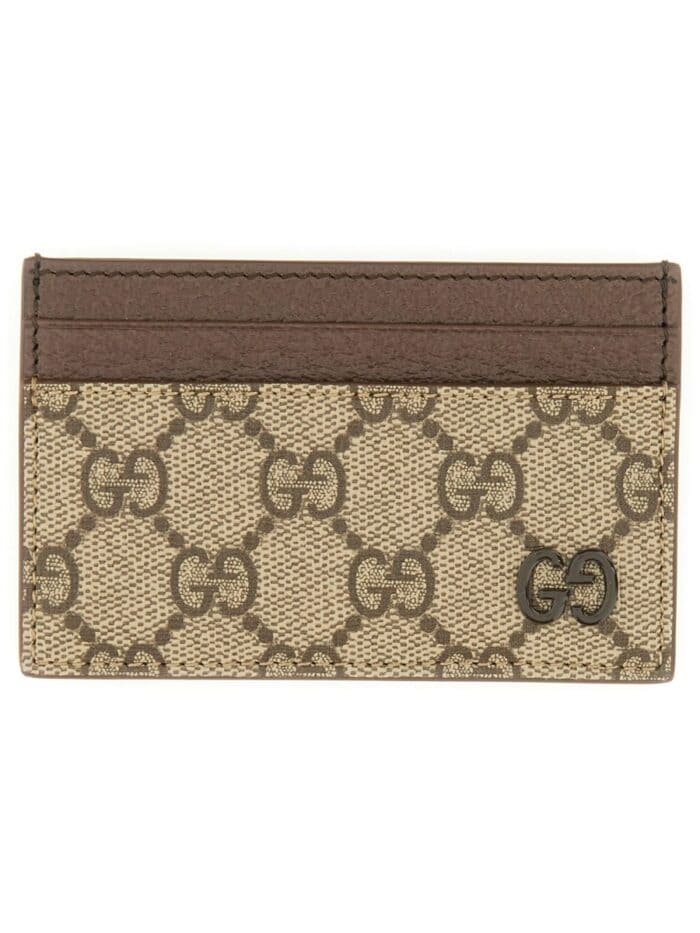 Gucci TWO-TONE "GG" CARD HOLDER