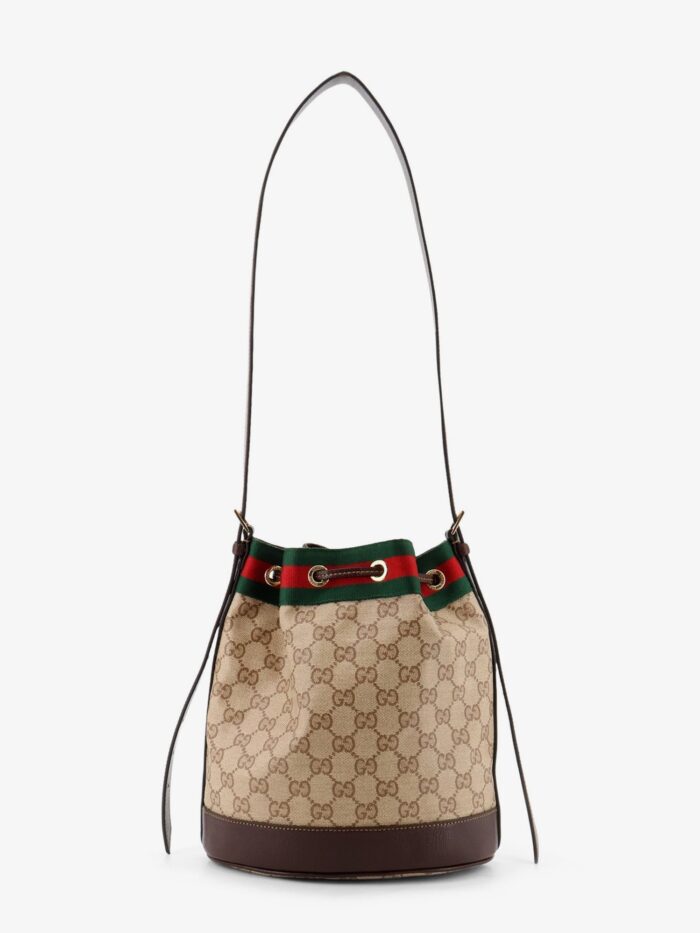 Gucci Venice GG Fabric Bucket Bag
