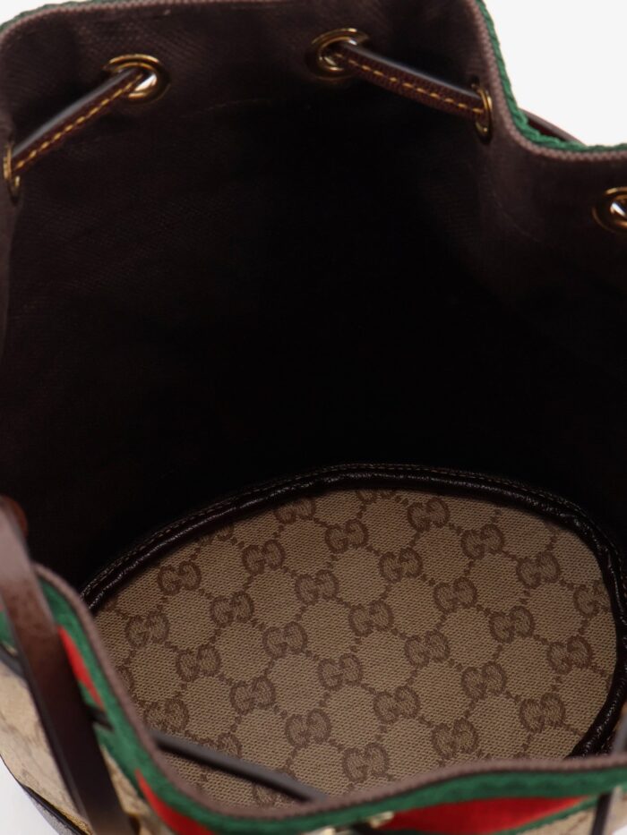 Gucci Venice GG Fabric Bucket Bag