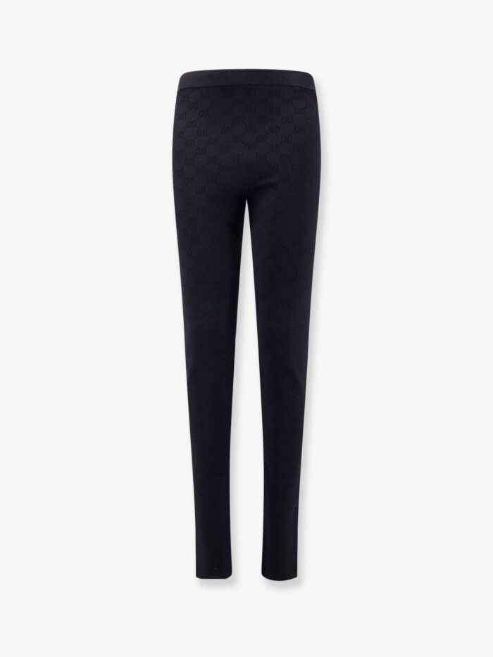 gucci viscose blend leggings with all over gg motif Gucci Viscose Blend Leggings With All-over GG Motif